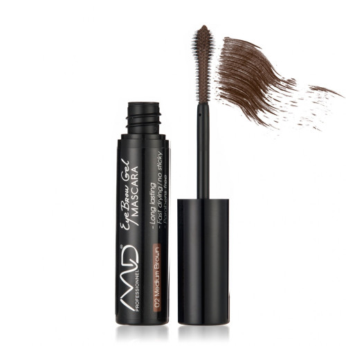 Md Professional Eyebrow Mascara Gel 02 Medium Brown