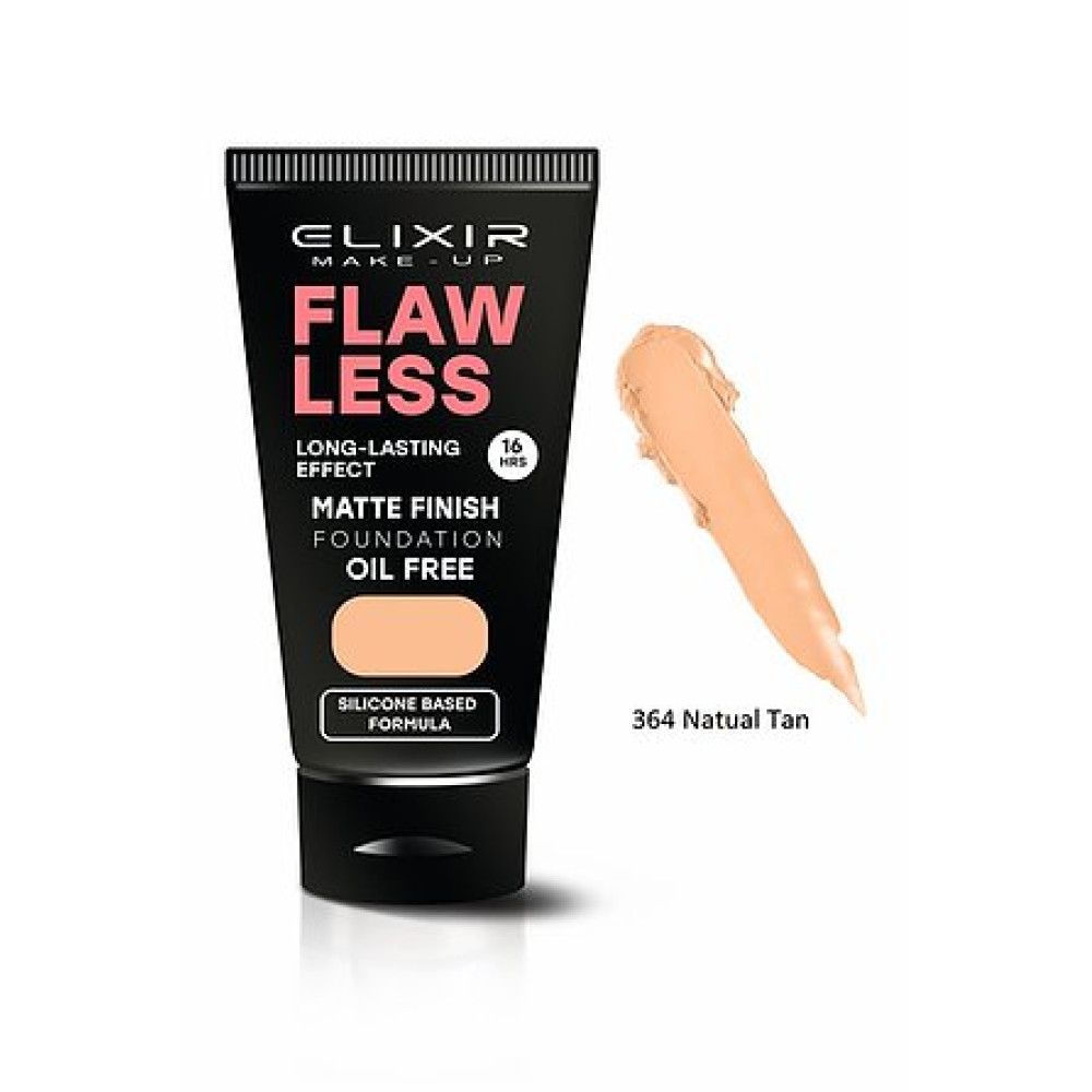 Matte Finish Foundation Elixir 364 Natural Tan 30ml