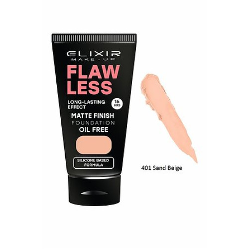 Matte Finish Foundation Elixir 401 Sand Beige 30ml