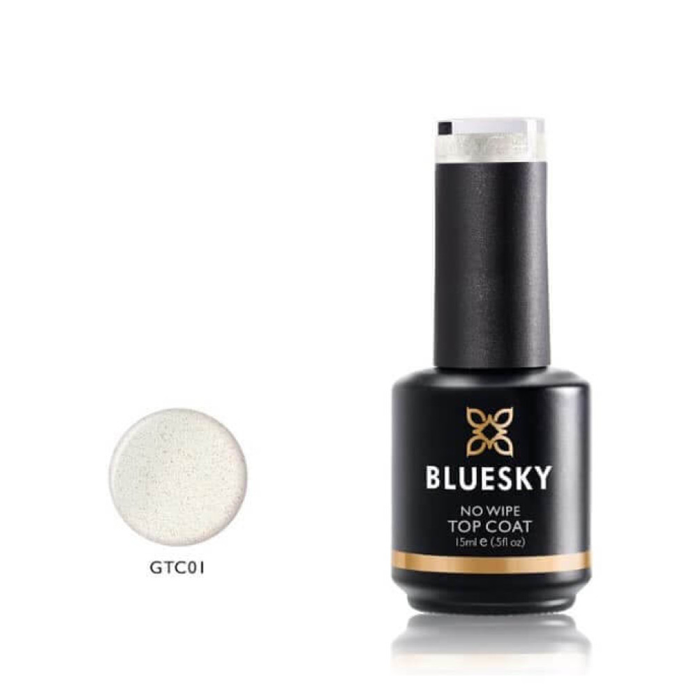Bluesky Glitter01 Non Wipe Top Coat 15ml