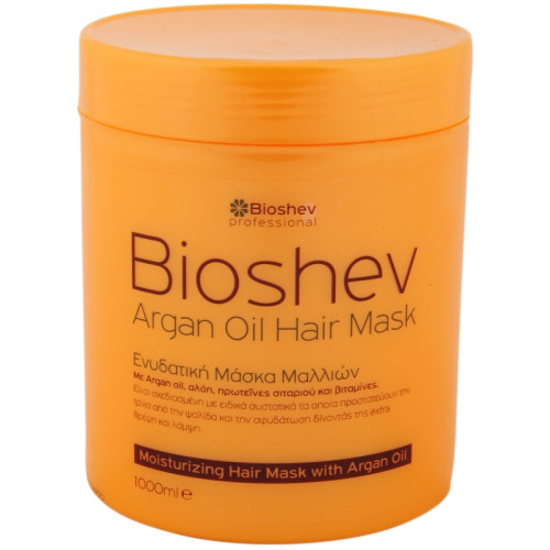 Μάσκα Μαλλιών Θρέψης Με Argan Oil 1000ml - Bioshev Professional