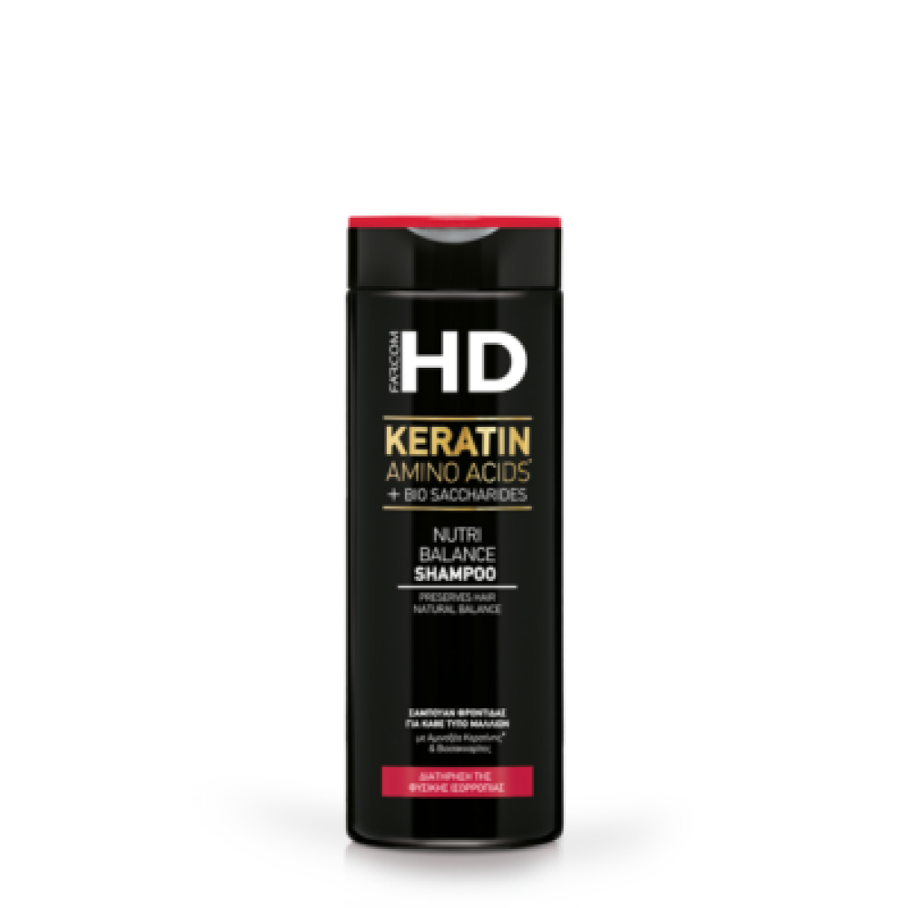 HD Nutri Balance Σαμπουάν .Με αμινοξέα Κερατίνης & Βιοσακχαρίτες. 250ml
