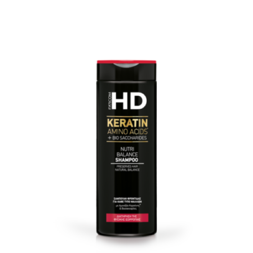 HD Nutri Balance Σαμπουάν .Με αμινοξέα Κερατίνης & Βιοσακχαρίτες. 250ml