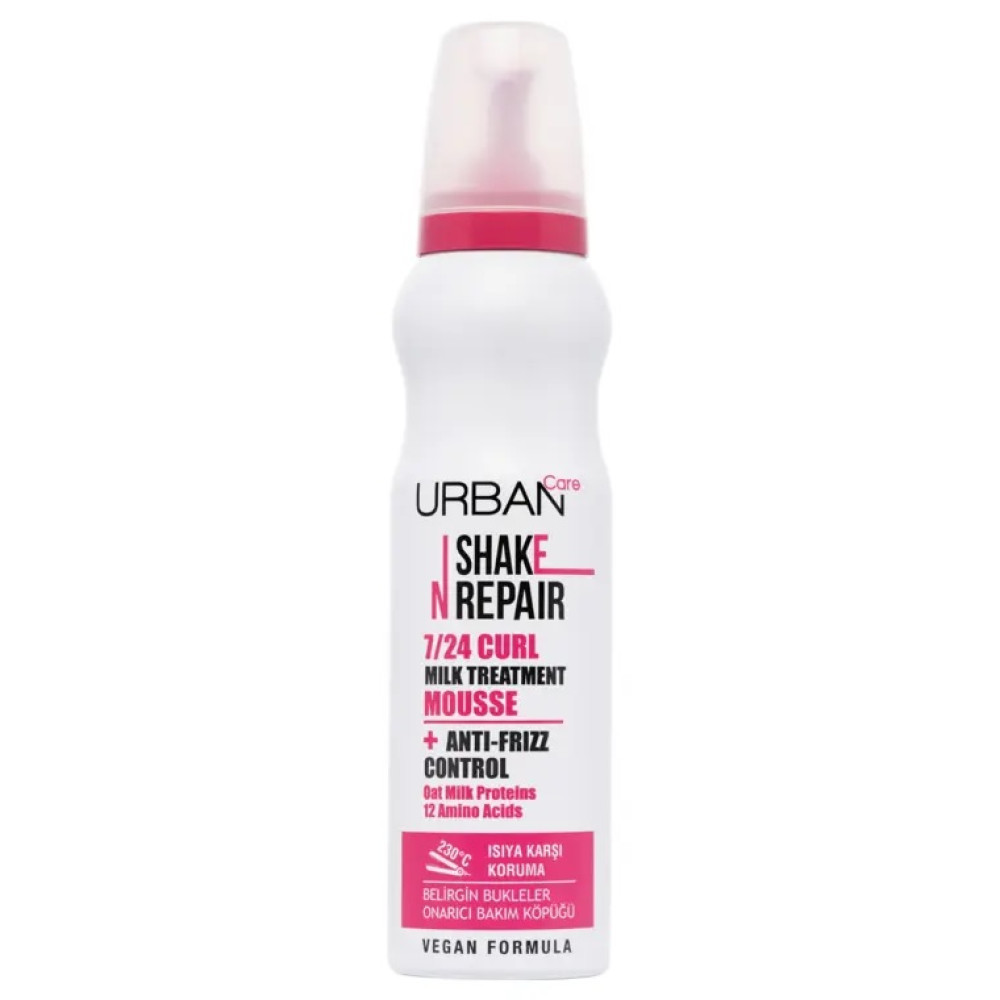 Urban Care Shake & Repair Curl Treatment Mousse - Αφρός Φορμαρίσματος Μαλλιών με Μπούκλες 150ml Urban Care Shake & Repair Curl Treatment Mousse - Αφρός Φορμαρίσματος Μαλλιών με Μπούκλες 150ml