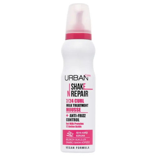 Urban Care Shake & Repair Curl Treatment Mousse - Αφρός Φορμαρίσματος Μαλλιών με Μπούκλες 150ml Urban Care Shake & Repair Curl Treatment Mousse - Αφρός Φορμαρίσματος Μαλλιών με Μπούκλες 150ml