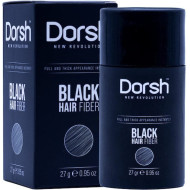 Dorsh New Revolution Black Hair Fiber Κάλυψης Αραίωσης Μαύρων Μαλλιών 27gr. Dorsh New Revolution Black Hair Fiber Κάλυψης Αραίωσης Μαύρων Μαλλιών 27gr.