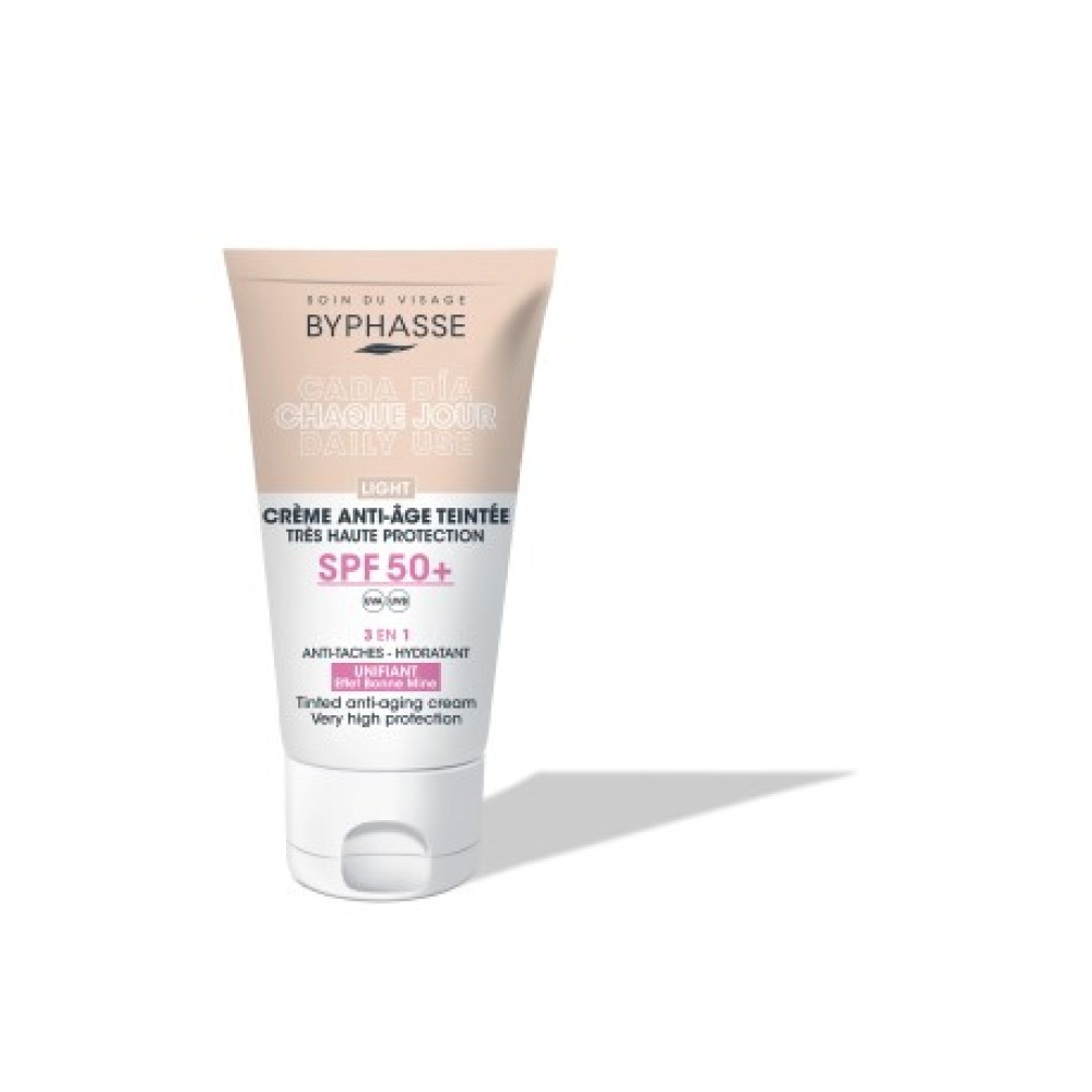 Byphasse Αντηλιακη Κρεμα Με Χρωμα light spf 50 50ml