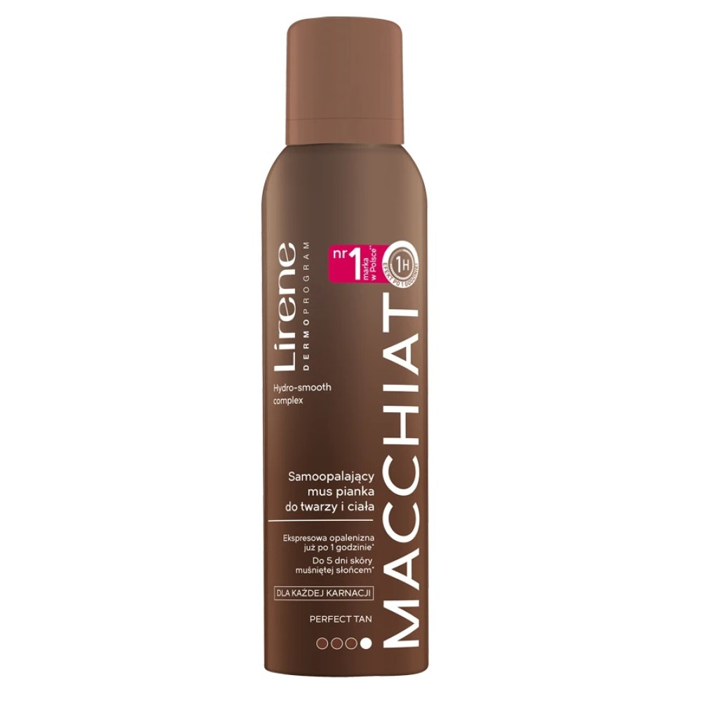 Lirene Self-Tanning Mousse Macchiato 150ml Για Πρόσωπο και Σώμα Lirene Self-Tanning Mousse Macchiato 150ml Για Πρόσωπο και Σώμα
