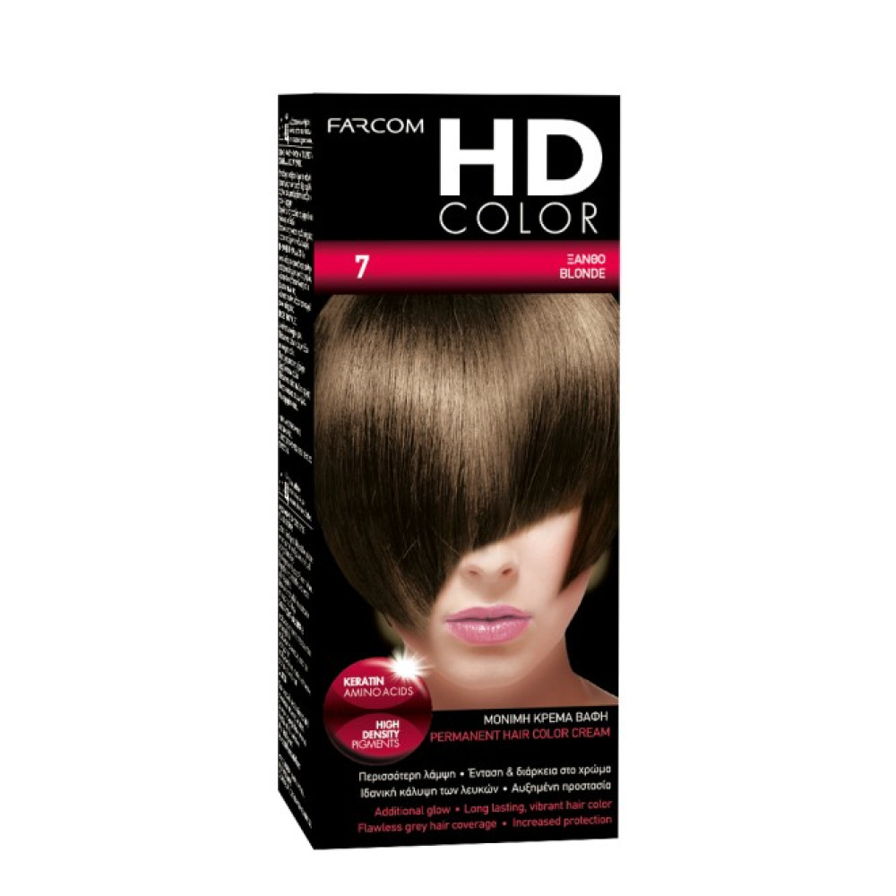 HD Color Σετ Βαφης Νο7 60ml Ξανθο