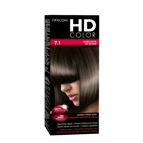 HD HD Color Σετ Βαφης Νο7.1 60ml Ξανθο Σαντρε