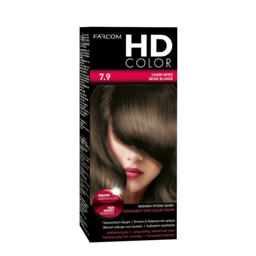 HD HD Color Σετ Βαφης Νο7.9 60ml Ξανθο Μπεζ