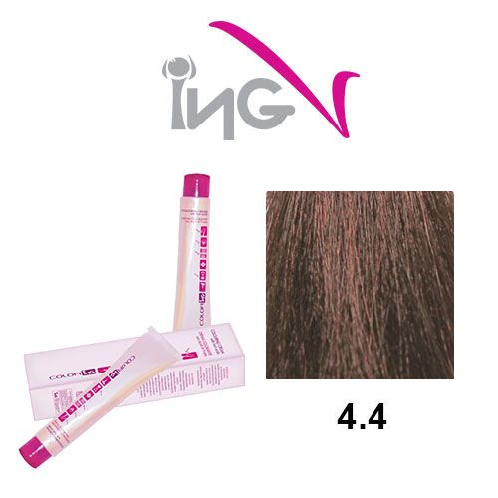 Βαφή ING 100ml Νο 4.4 - Καστανό Χάλκινο