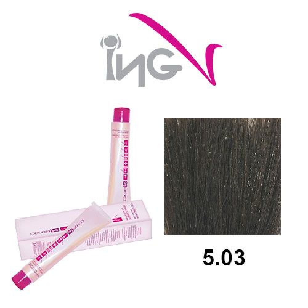 Βαφή ING 100ml Νο 5.03 - Καστανό Ανοιχτό Φυσικό Σοκολατί