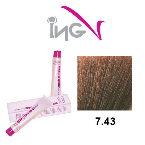 Βαφή ING 100ml Νο 7.43 - Ξανθό Χάλκινο Ντορέ