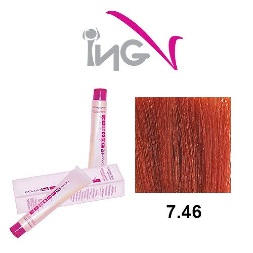 Βαφή ING 100ml Νο 7.46 - Ξανθό Κόκκινο Τιτσιάνο