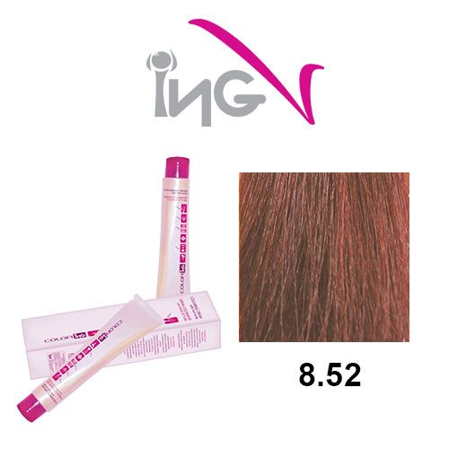 Βαφή ING 100ml Νο 8.52 - Ξανθό Ανοιχτό Μαονί Ιριζέ