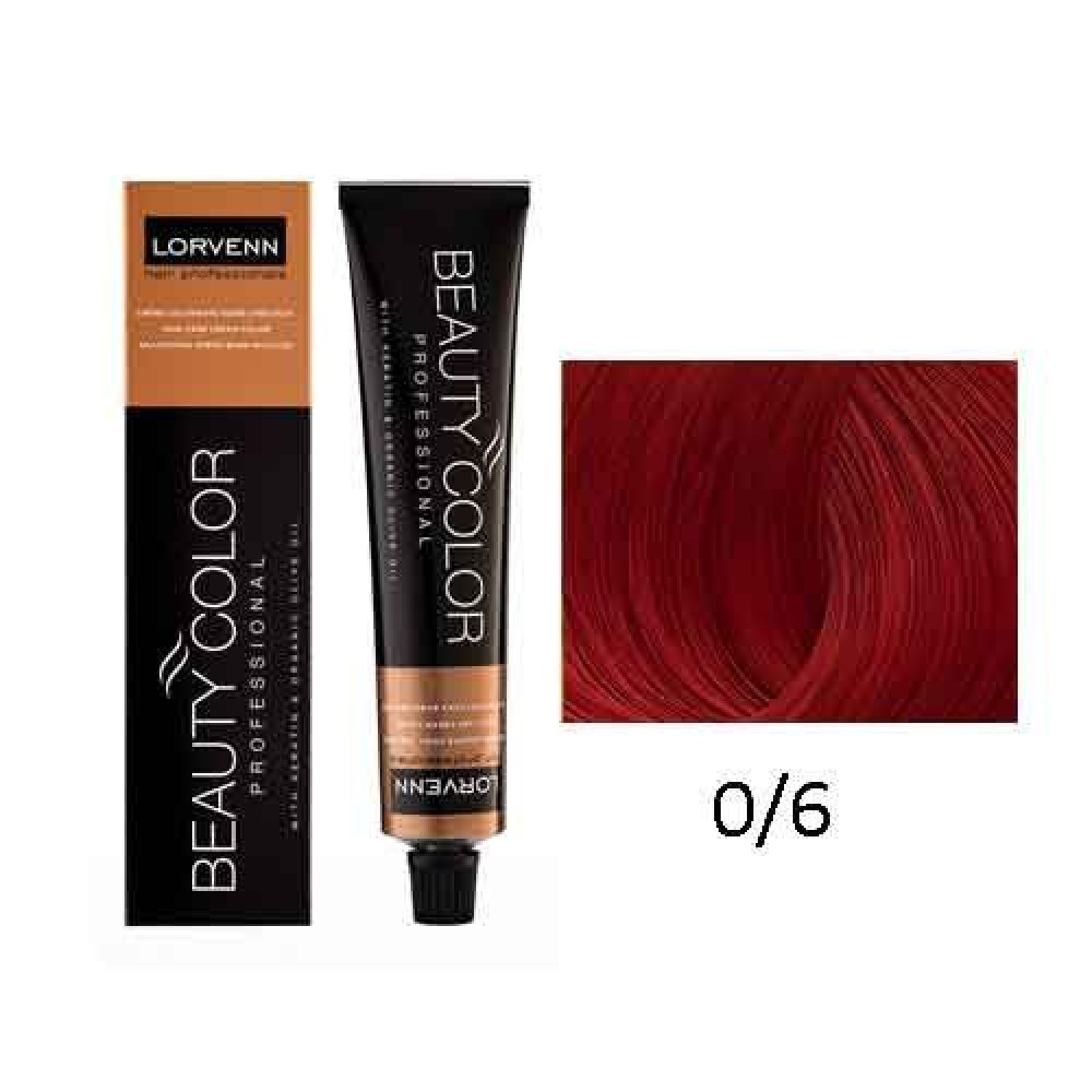 LORVENN Beauty Color 70ml Mixtones 0/6 - Κόκκινο Μαονί