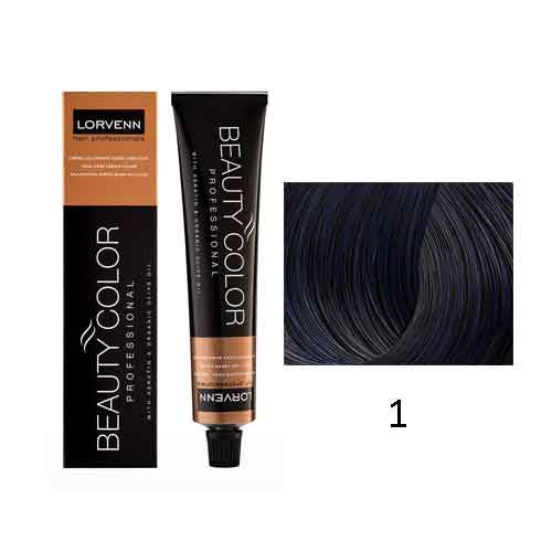 LORVENN Beauty Color 70ml No 1 - Μαύρο Μπλε