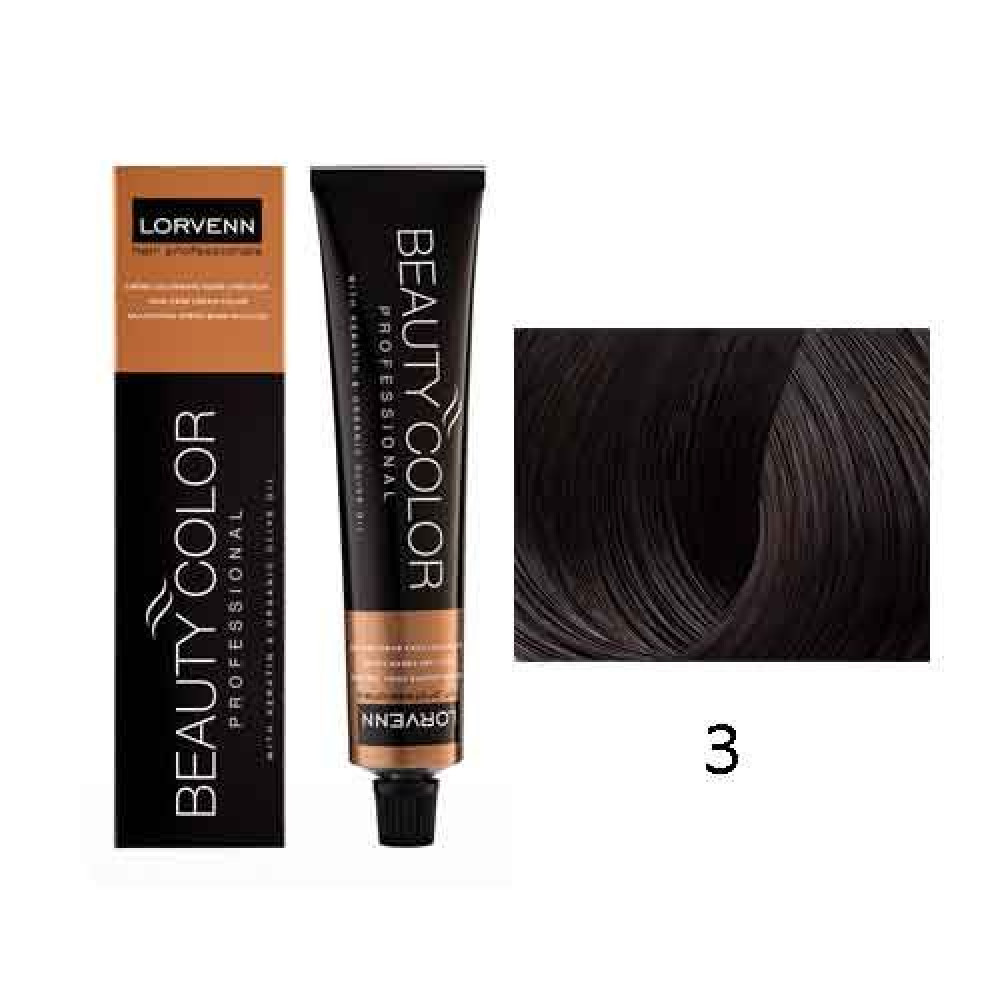 LORVENN Beauty Color 70ml No 3 - Καστανό Σκούρο