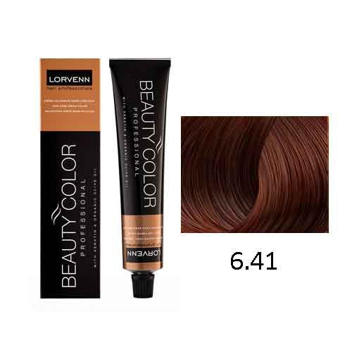 LORVENN Beauty Color 70ml No 6.41 - Ξανθό Σκούρο Χάλκινο Σαντρέ