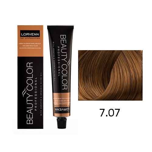 LORVENN Beauty Color 70ml No 7.07 - Φυσικό Ξανθό Καφέ