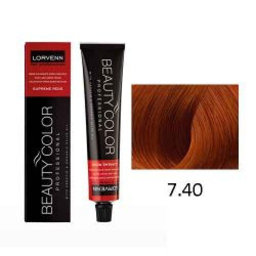 LORVENN Beauty Color 70ml Supreme Red No 7.40 - Ξανθό Χάλκινο