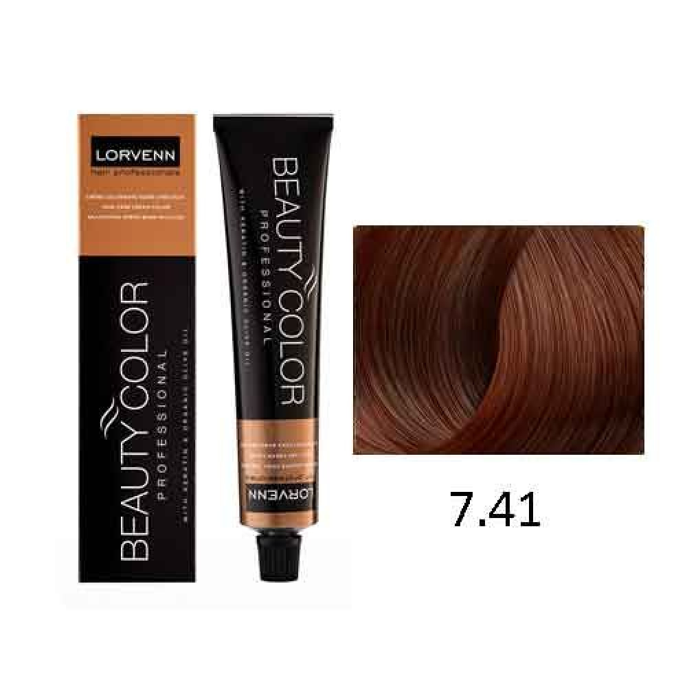 LORVENN Beauty Color 70ml No 7.41 - Ξανθό Χάλκινο Σαντρέ