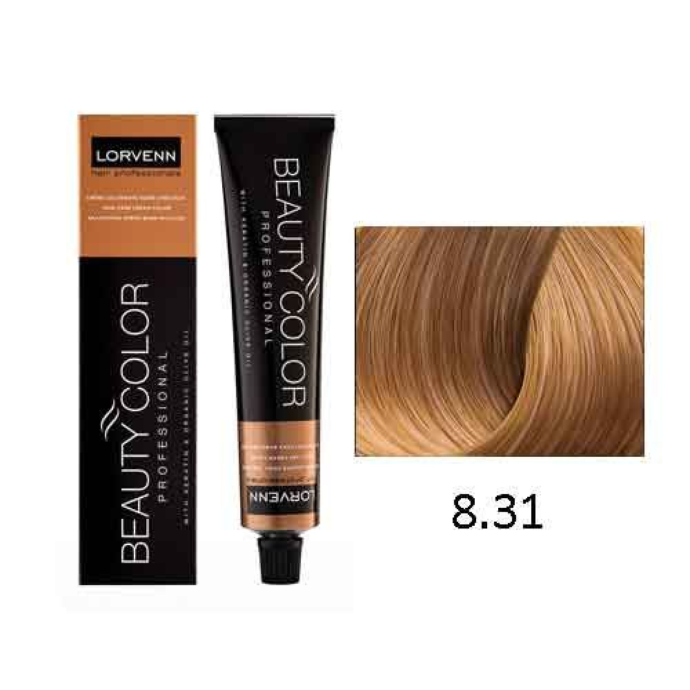 LORVENN Beauty Color 70ml No 8.31 - Ξανθό Ανοιχτό Μπεζ