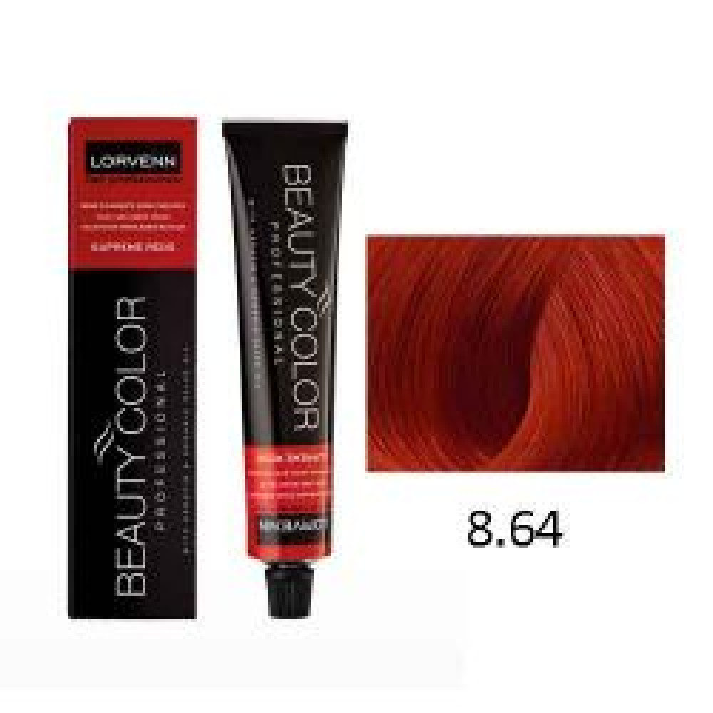 LORVENN Beauty Color 70ml Supreme Red No 8.64 - Ξανθό Ανοιχτό Κόκκινο Χάλκινο