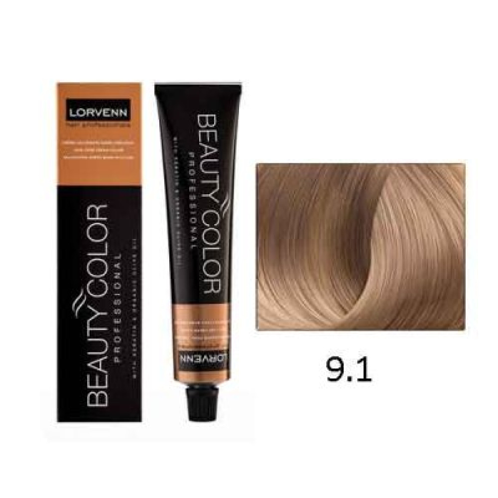 LORVENN Beauty Color 70ml No 9.1 - Ξανθό Πολύ Ανοιχτό Σαντρέ