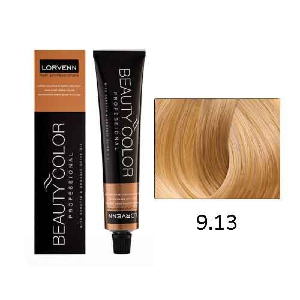 LORVENN Beauty Color 70ml No 9.13 - Ξανθό Πολύ Ανοιχτό Ψυχρό Μπεζ