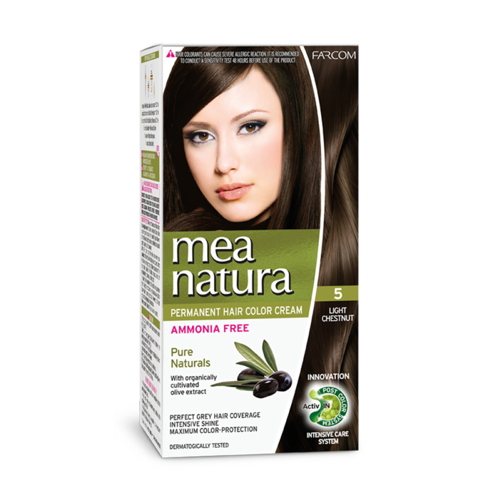 Mea Natura Νο 5 Καστανό Ανοιχτό Βαφή Χωρίς Αμμωνία