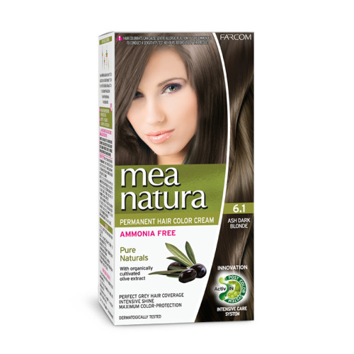 Mea Natura Νο 6.1 Ξανθό Σκούρο Σαντρέ Βαφή Χωρίς Αμμωνία