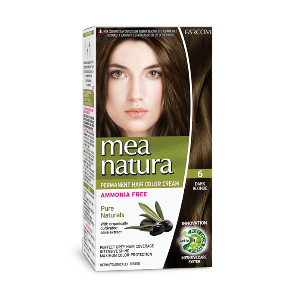 Mea Natura Νο 6 Ξανθό Σκούρο Βαφή Χωρίς Αμμωνία