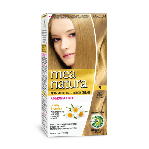 Mea Natura Νο 9 Ξανθό Πολύ Ανοιχτό Βαφή Χωρίς Αμμωνία