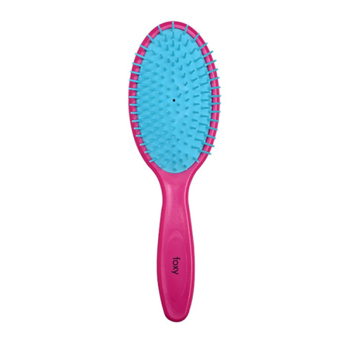 Foxy Βούρτσα Μαλλιών 4 Σε 1 Super Cushion Φούξια/Γαλάζιο