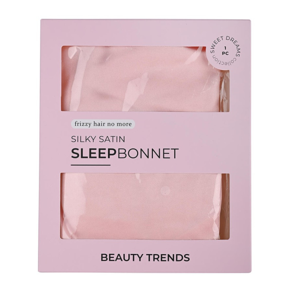 Foxy Beauty Trends Ροζ Σατέν Σκουφάκι Ύπνου