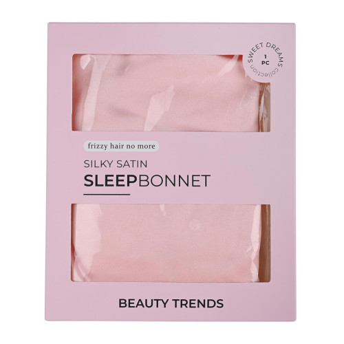 Foxy Beauty Trends Ροζ Σατέν Σκουφάκι Ύπνου