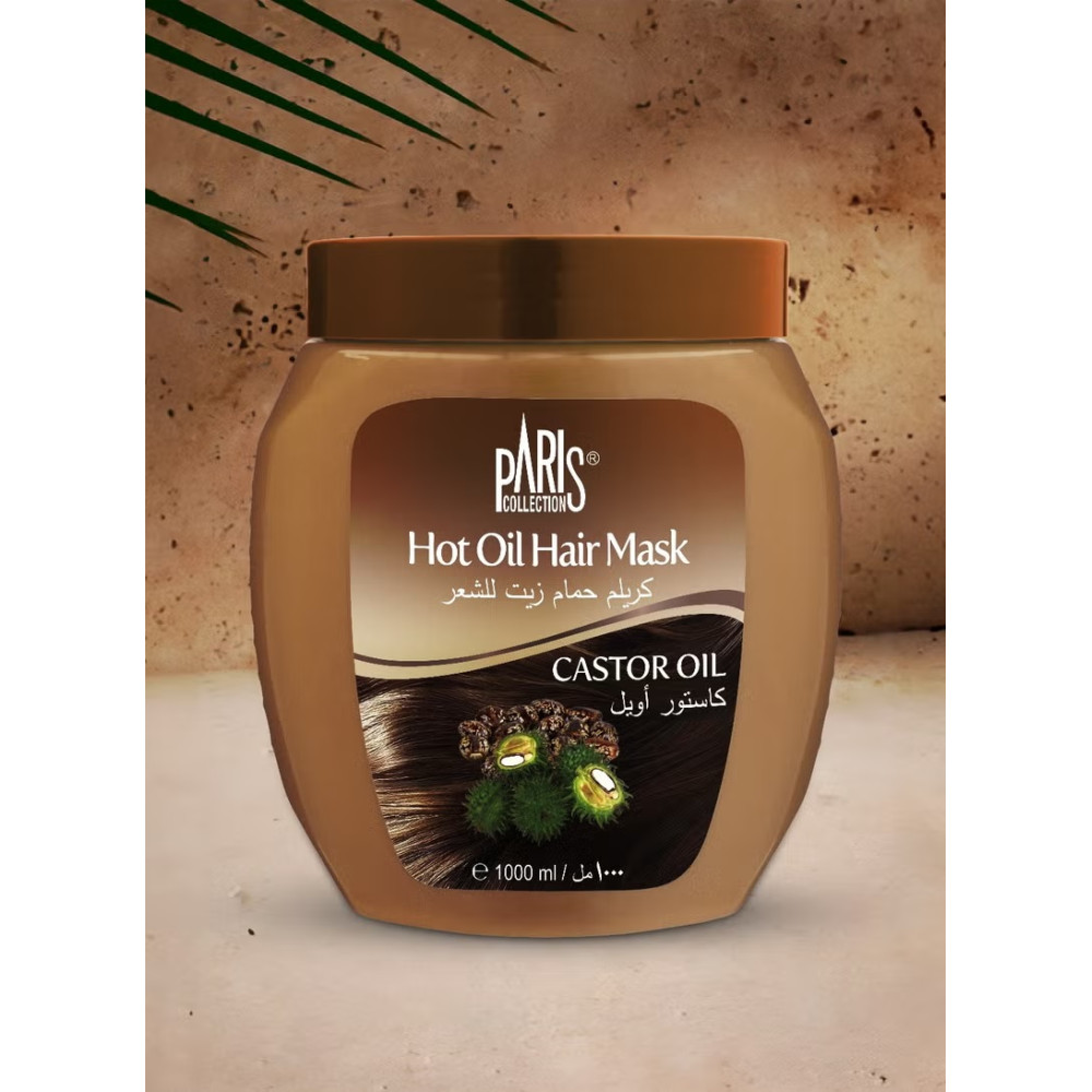 Paris Collection Castor Hot Oil Hair Mask Ενυδατική Μάσκα Μαλλιών για Θρέψη Ξηρών & Θαμπών Μαλλιών 1000ml Paris Collection Castor Hot Oil Hair Mask Ενυδατική Μάσκα Μαλλιών για Θρέψη Ξηρών & Θαμπών Μαλλιών 1000ml