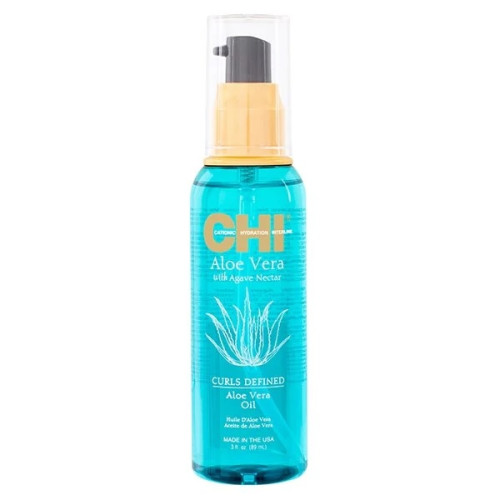 Chi Aloe Vera Curls Defined Oil - Έλαιο Μαλλιών με Αλόη για Μπούκλες 89ml
