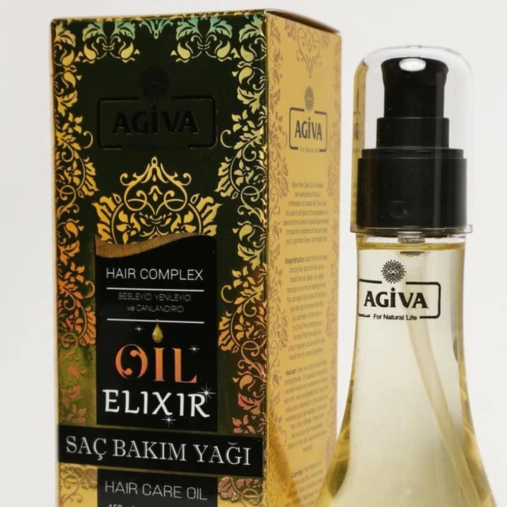 Agiva Hair Complex Oil Elixir - Θεραπειά Μαλλιών με 8 Οργανικά Έλαια για Αναδόμηση & Προστασία 150ml Agiva Hair Complex Oil Elixir - Θεραπειά Μαλλιών με 8 Οργανικά Έλαια για Αναδόμηση & Προστασία 150ml