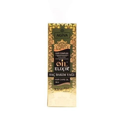 Agiva Hair Complex Oil Elixir - Θεραπειά Μαλλιών με 8 Οργανικά Έλαια για Αναδόμηση & Προστασία 150ml