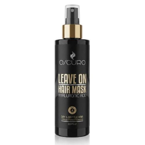 Oscuro Leave-on Hair Mask - Μάσκα Μαλλιών σε Spray με Υαλουρονικό Οξύ & Κερατίνη για Εντατική Ενυδάτωση & Προστασία, 200ml