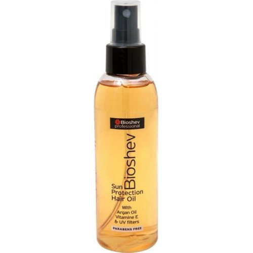 Λάδι Ηλιοπροστασίας Bioshev Professional Sun Protection Hair Oil With Argan Oil, Vitamine E & Uv Filters 150ml