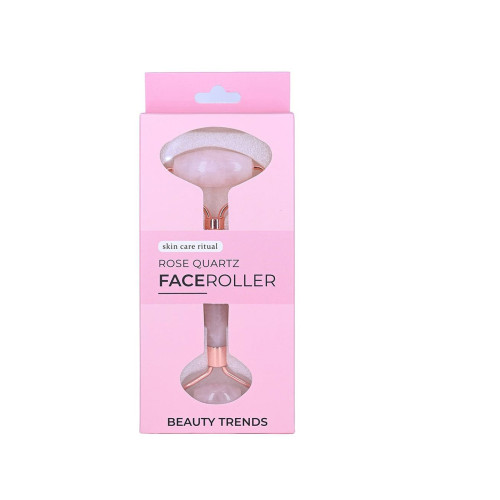 Foxy Beauty Trends Rose Quartz Face Roller Ρόλερ Προσώπου από Ροζ Χαλαζία