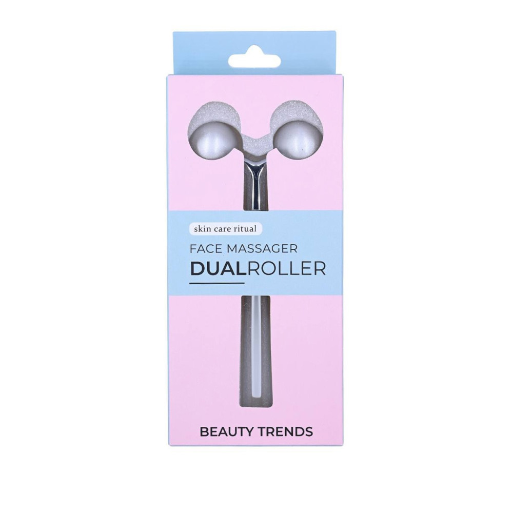 Foxy Beauty Trends Face Message Dual Roller Διπλό Ρόλερ Μασάζ Προσώπου