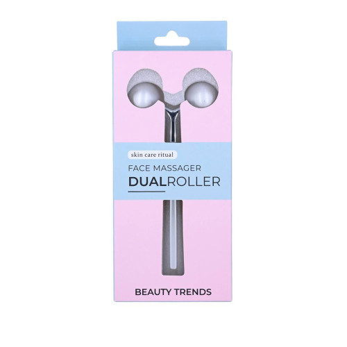 Foxy Beauty Trends Face Message Dual Roller Διπλό Ρόλερ Μασάζ Προσώπου