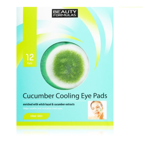 Beauty Formulas Cucumber Cooling Eye Pads 12τμχ