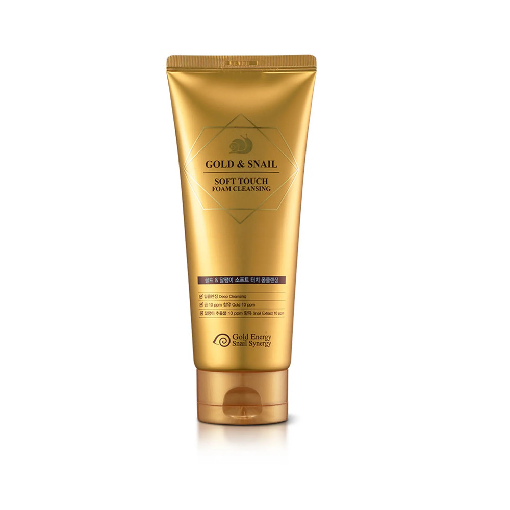 Gold Energy Snail Foaming Cleansing Soft Touch Mild με Εκχύλισμα Σαλιγκαριού & Χρυσό 24Κ 170ml 