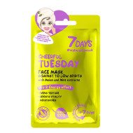 7DAYS Cheerful Tuesday Sheet Mask - Μάσκα Προσώπου με Εκχύλισμα Πεπονιού & Μέντας 28gr.